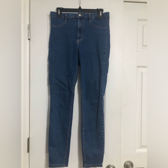 Zara high rise medium wash jeans women’s size 8 ecological cotton - Picture 1 of 11